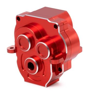 Imagem de 1/18th Aluminum Transmission Housing Gearbox Case Upgrade for 1:18th TRX4M RC Crawler Car Parts Accessories (Red)