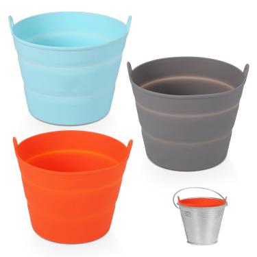 Imagem de 3 peças de forros de balde de graxa, forro de silicone reutilizável para bandeja de gotejamento Traeger para Pit Boss Pellet Grill Traeger Pro Series Ironwood 650/885 acessórios (3 cores)