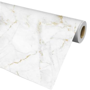 Imagem de Papel de Parede, Papel de Parede Adesivo Lavavel para Sala Quarto e Cozinha Estilo Mármore(Madeira Ripada Clara,Rolo 6m)