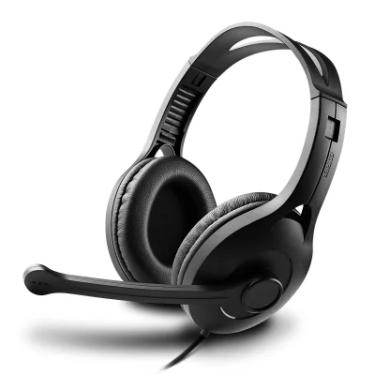 Imagem de Fone De Ouvido Headset Edifier K800 Over Ear Com Microfone Para Pc E Conexão Usb Preto