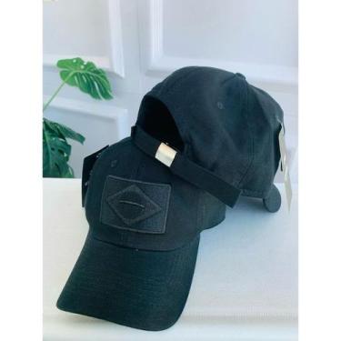 Imagem de bone chapeu Brasil patria dad hat aba curva beisebol fitão strapback p