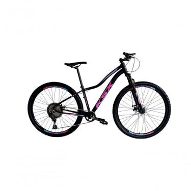 Imagem de Bicicleta Aro 29 Ksx Sd7 Feminina 12v Garfo Com Trava K7 11/50 Freios Hidráulicos Kit 1x12 - Preto/pink/azul Tam. 17