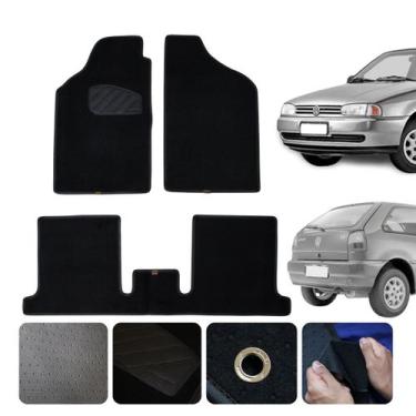 Imagem de Jg Tapete Gol G2 G3 G4 G5 gti gl cl Traseiro inteiriço Carpete Resiste