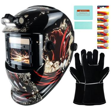 Imagem de Capacete de soldagem TRQWH KTS-HD105 Auto Darkening True Color