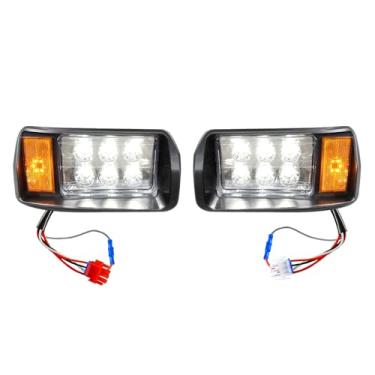Imagem de Orle Oko OEM 101988001 101988002 para Club Car DS Kit de farol LED 12V estilo fábrica faróis de carrinho de golfe LED para carro clube DS 1993-up gás e elétrico