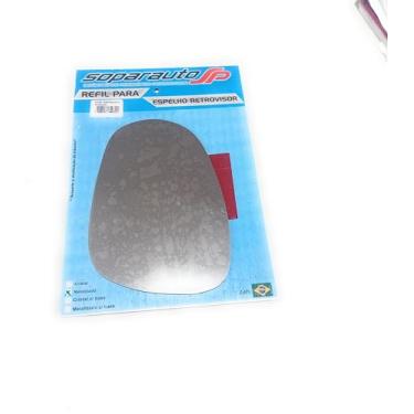 Imagem de Lente Espelho Retrovisor Metalizado Novo Palio Attractive, 2011/2017 Grand Siena 2012/2018