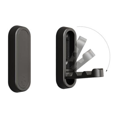 Imagem de XSGTZMJ 2 ganchos dobráveis para casacos, ganchos de parede resistentes feitos de liga de zinco, ganchos de parede dobráveis para pendurar casacos, cachecóis, chapéus, roupões de banho, chaves, bolsas