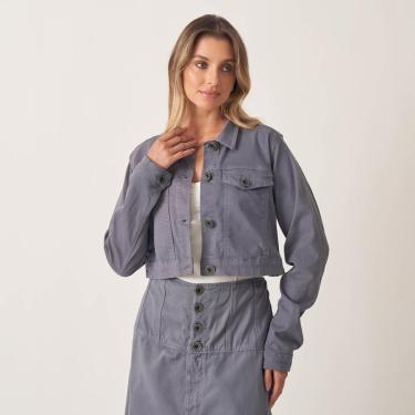 Imagem de Jaqueta Jeans Confort Cropped Feminino-Feminino
