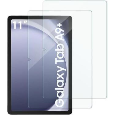 Imagem de 2x Películas Protetoras De Vidro 9H Para Samsung Galaxy Tab A9+/Tab S9