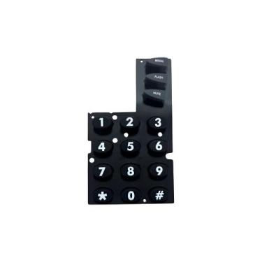 Imagem de Teclado de silicone cz/pt c/serigrafia 15t - Intelbras