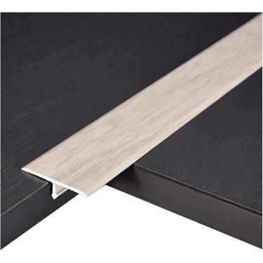 Imagem de Tiras De Transição De Alumínio De 2 Cm De Largura, Barra De Transição De Moldagem Em T Para Pisos De Madeira E Ladrilhos De Madeira, Ladrilhos De Carpete Laminado De Madeira, H, Length 100cm/39.4in