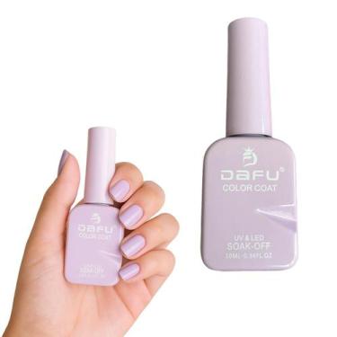 Imagem de Esmalte Gel 10ml Led/Uv Para Unhas Alongamento Nail Design Dafu, Cor M
