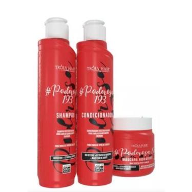 Imagem de Kit Manutenção Linha Poderosa 1.9.3 Tróia Hair 500ml - Troia Hair Cosm