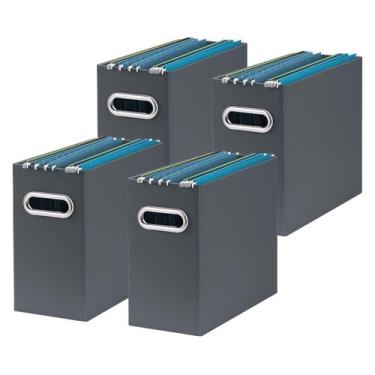 Imagem de Organizador de arquivos Oterri Caixa de papelão dobrável 31x13x25 cm x