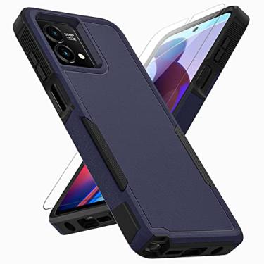 Imagem de MDCN Capa para Google Pixel 7a: Capa protetora de camada dupla para celular resistente à prova de choque resistente com protetor de tela - proteção militar resistente - Google Pixel 7a 2023, azul