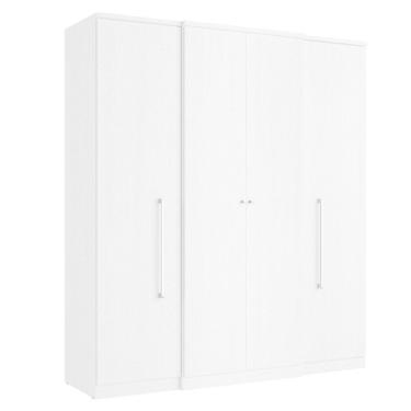 Imagem de Guarda Roupa Casal Splendore 4 Portas Branco Acetinado - Thb