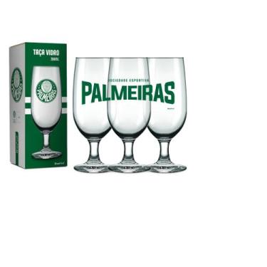 Imagem de Taça vidro times 300ml - palmeiras - BRASFOOT