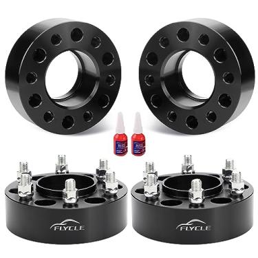 Imagem de FLYCLE Espaçador de roda de 5.1 cm 6x135 para F150 2015-2025, 6 Lug 6x135 mm Espaçadores de roda 14x1,5 pinos e furo de 87,1 mm compatível com F-150 Expedition Navigator