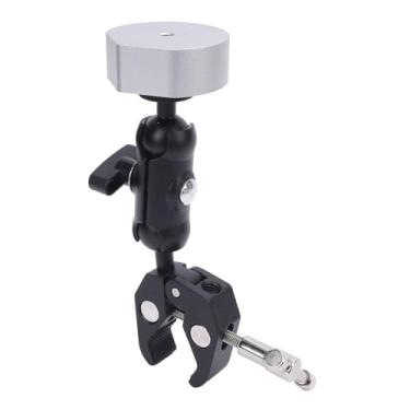 Imagem de Hyuduo Conjunto de Adaptador de Suporte de Braçadeira de Satélite, Kit de Suporte de Braçadeira Ajustável de Liga de Alumínio Com Mecanismo de 2 Pivôs para Mini Escadas de RV, Barcos de Telhados