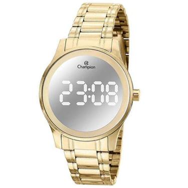 Imagem de Relógio CHAMPION feminino digital dourado CH48046B