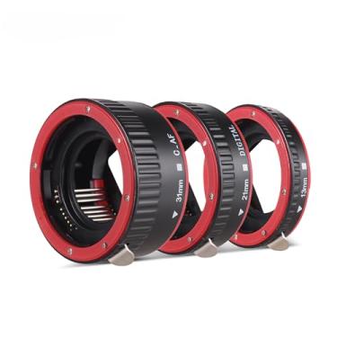 Imagem de Anel Adaptador de Tubo Extensão Macro AF com Foco Automático Portátil 13mm 21mm 31mm para Lente Suporte EOS EF EF-S Substituição 60D 7D 5D II 550D