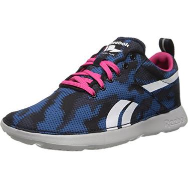 Imagem de Reebok Royal Simple Tênis de corrida feminino, Azul-marinho, preto e branco, 36
