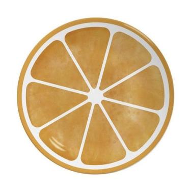 Imagem de Conjunto Com 6 Pratos Raso Laranja 29Cm - Alleanza Cerâmica