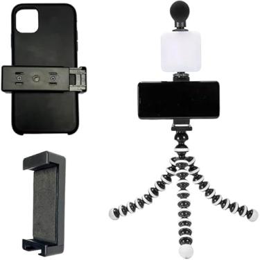 Imagem de Jumpflash Kit Suporte Profissional para Vlogging, Luz LED de Vídeo Portátil, Suporte para Câmera com Tripé, Acessório para Gravação