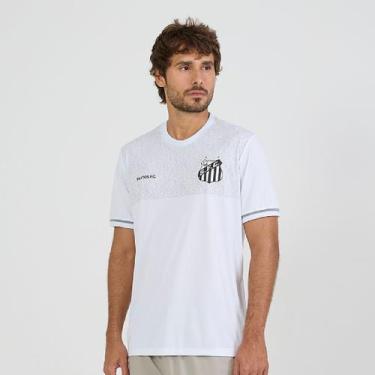 Imagem de Camisa Santos Trilar Branco - Masculino Tamanho:GCor:Branco - Brazilin