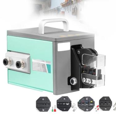 Imagem de MáQuina De Crimpagem De Terminais PneumáTica Com Conector De Crimpagem DestacáVel, Capacidades M1.2, 1.5, 2, 2.5, 3, 4, 5 Para VáRios Tipos De Terminais