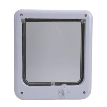 Imagem de Fabater Porta de Privacidade Com Aba para Gato, Controle Giratório de 4 Vias para Porta de Tela Com Aba de Janela para Animais de Estimação, Decoração de Casa
