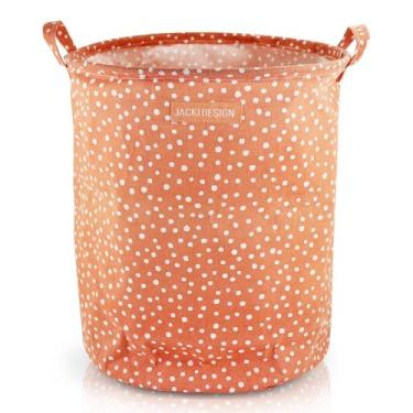 Imagem de Cesto Organizador Multiuso Tecido Redondo Dobravel Roupa