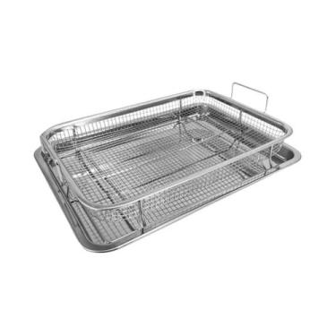 Imagem de Cesta De Batatas Fritas Em Aço Inoxidável Resistente Ao Calor, Cesta Q