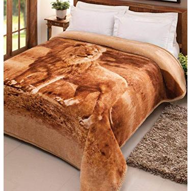 Imagem de Cobertor Pelo Alto Leão Jolitex Multicor Poliéster