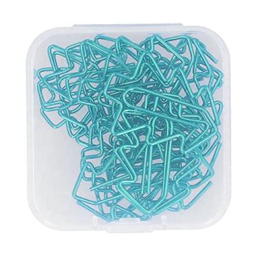 Imagem de Clipe de papel de metal em forma de árvore, clipe de marcador, suporte de arquivo, material de escritório para organização e decoração