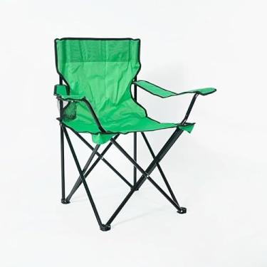 Imagem de Cadeira De Praia DobráVel — ConstruçãO Robusta, Ideal Para Pesca E Acampamento(Verde - Limão)