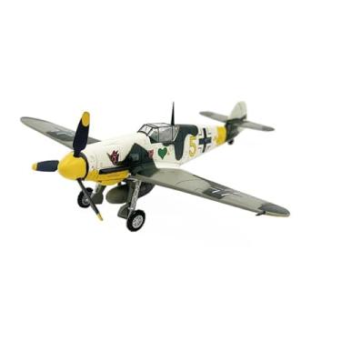 Imagem de LATUROP 1:72 Scale BF-109 Metal Airplane Model, Pre-Assembled Military Fighter Jet Models for Desktop Display, Alloy Simulation Aircraft Collection.