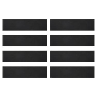 Imagem de PATIKIL Fitas de juntas de alta temperatura, 8 peças de fibra de vidro à prova de fogo de 2,54 cm x 10,16 cm fita de extremidade de resistência a altas temperaturas para fogões de madeira, vedação de