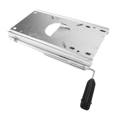 Imagem de Fockety Corrediça de Assento de Barco, Montagem de Assento de Barco de Alumínio Com Corrediça, Montagem de Assento de Barco para Pedestal de Assento de Barco Padrão de 5,3 X 5,3"