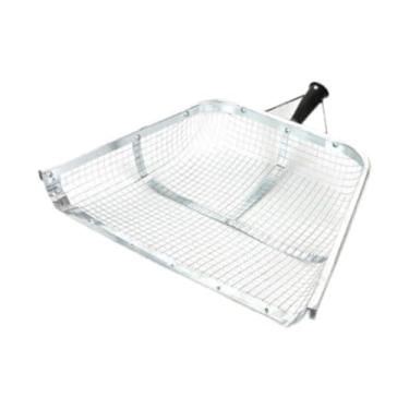 Imagem de KiBcsLic Pá de peneirar, ferramenta agrícola multifuncional e, feita de ferro, ideal para cultivo de tâmaras, jardinagem de ervas e plantio, Vazamento de 10 Mm