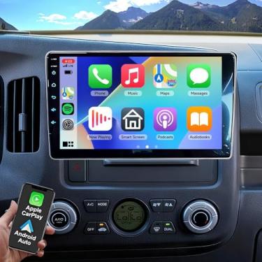 Imagem de Rádio automotivo para Honda Ridgeline 2006 2007 2008 2009 2010 2011 2012 2013 2014 com carplay sem fio Android Auto, tela sensível ao toque 4 + 64 G HD rádio veicular com GPS, WiFi, Bluetooth, câmera
