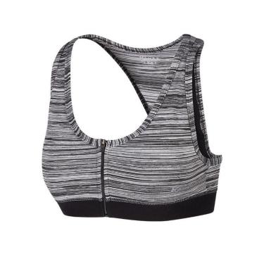 Imagem de Top Fitness Kanxa Mescla e Preto - Feminina-Feminino