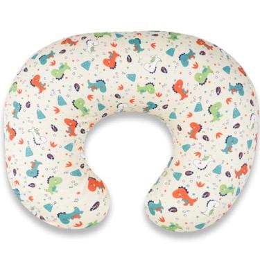 Imagem de Capa de almofada de amamentação, 100% algodão, ultra macia e respirável, tamanho padrão para travesseiros de amamentação, lavável na máquina e hipoalergênica, capa para bebê apenas (1 peça)