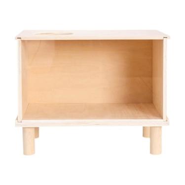 Imagem de Fxzqgnh Caixa de Escavação para Hamster, Brinquedo, Banheira de Areia para Hamster, Esconderijo, Gaiola Transparente de Acrílico, Decoração de Gaiola para Ham, L