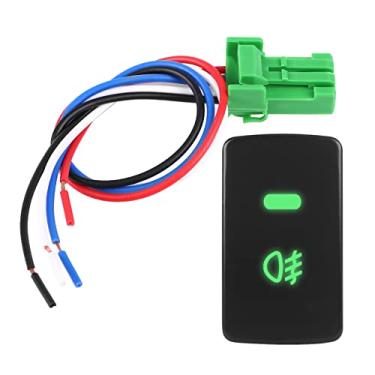 Imagem de Estink 5 PIN Black Plástico Pressione Push Button Fog Switch para CRV Substituição por Alta Sensibilidade Fácil de Instalar