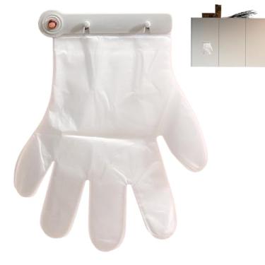 Imagem de Dispenser De Montado Na Parede | Organizador de Mitênese com Gancho Pendurável,Suporte De Parede Com 100 Unidades Para Banheiro, Cozinha E Porta De Geladeira