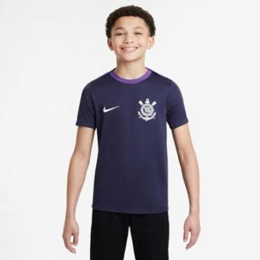 Imagem de Camisa Nike Corinthians Treino 2025 Infantil-Unissex