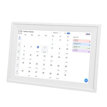 Imagem de Jectse Calendário Digital Inteligente, Porta-retratos Digital WiFi Com Tela Sensível Ao Toque HD de 10,1 Polegadas Com Aplicativo, para Planejador de Agenda Familiar Em Casa (plugue da ue)