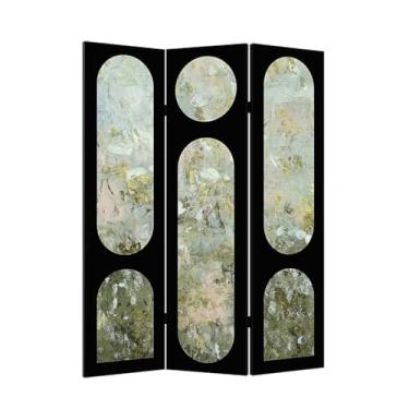 Imagem de NRNQMTFZ Divisória de sala moderna, divisórias de quarto de 1,8 m de altura e telas dobráveis de privacidade, divisor de sala de 3 painéis, tela de privacidade de madeira para casa/escritório/loja de