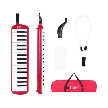 Imagem de Melodica De 32 Teclas Estilo Piano Instrumento Musical Harmônica Com B